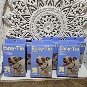 NEW Up & Up Easy-Tie Dog Waste Bags - Blue 600 Bags Total! 6 Boxes